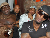 Jamesy P, Wasi, Peter Ram and Problem Child (L-R) @ Euphoria! The Sexy Soca Party