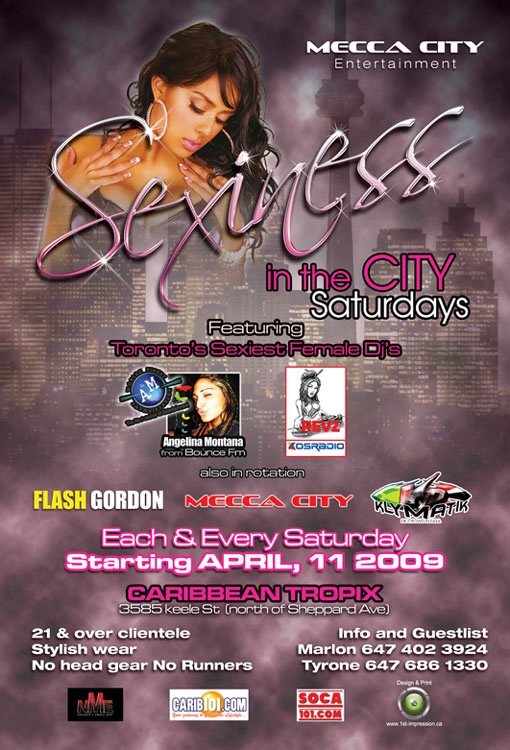 Sexiness In The City Saturday