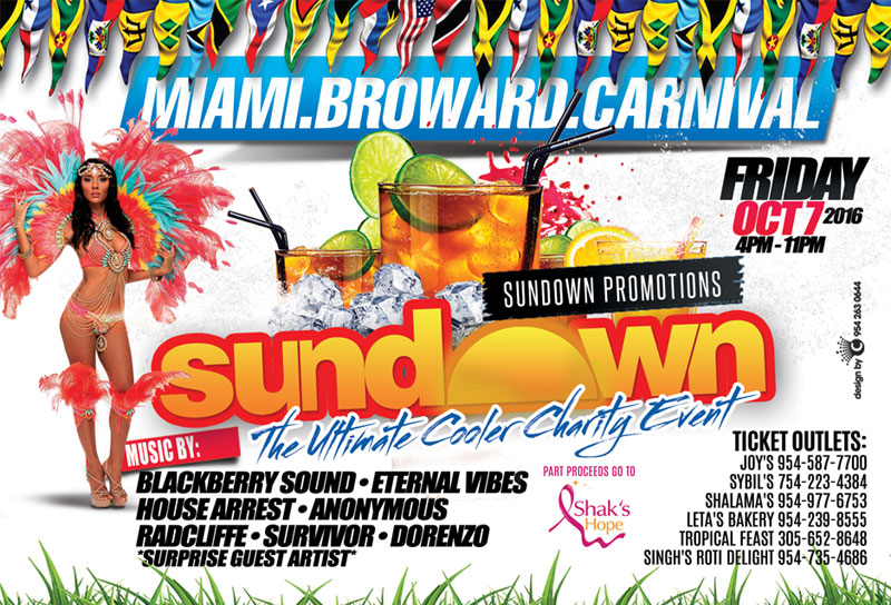 SUNDOWN - The Ultimate Carnival Cooler Charity Event