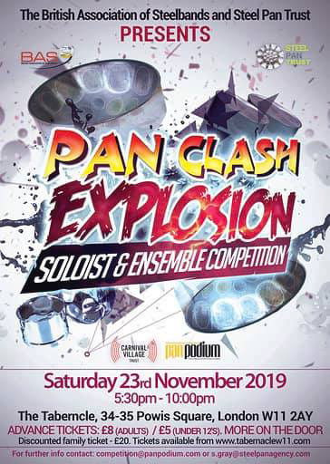 Pan Clash Explosion A Steelband Soloist & Ensembles Competition 2019