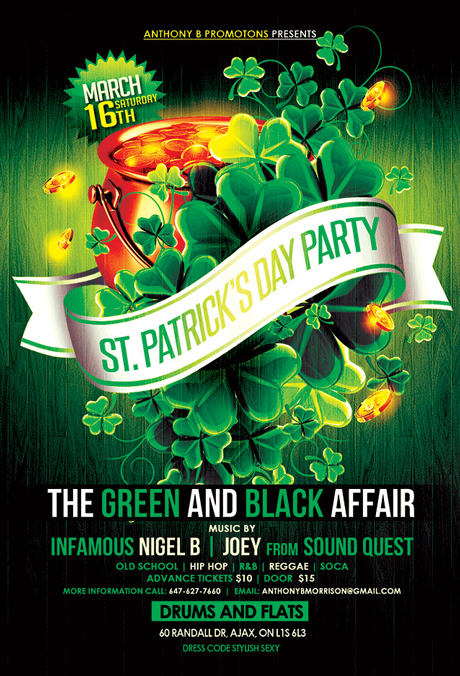 St. Patricks Day Green and Black Affair