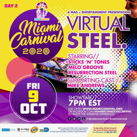 Miami Carnival 2020 Virtual Experience - Virtual Steel