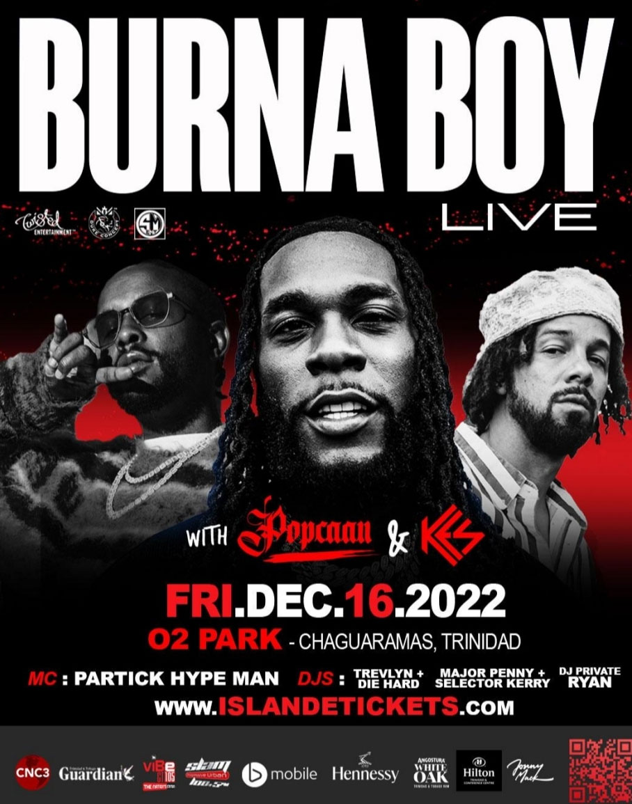 Burna Boy - Love Damini Tour Trinidad