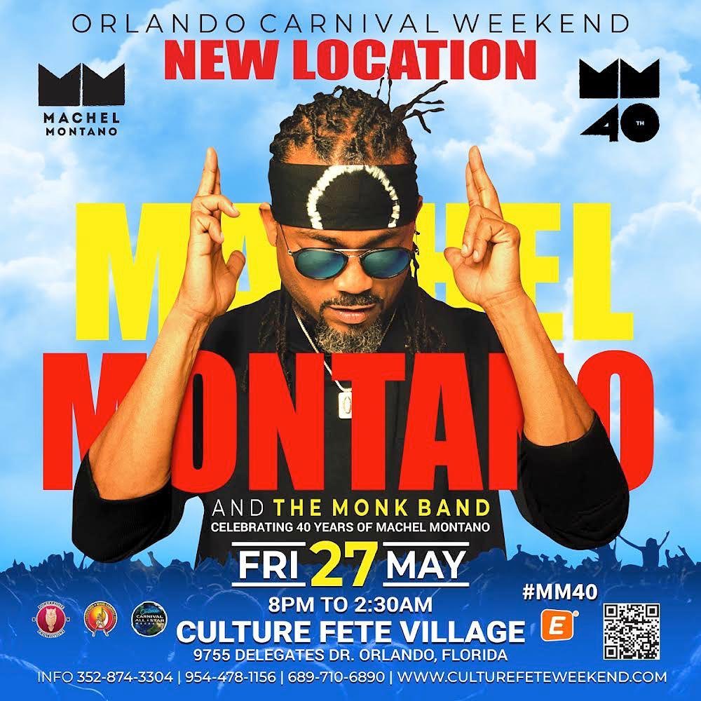 Machel Montano and the Monk Band #MM40 - Orlando Carnival 2022