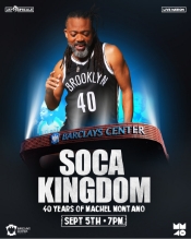 Soca Kingdom NYC - 40 Years of Machel Montano