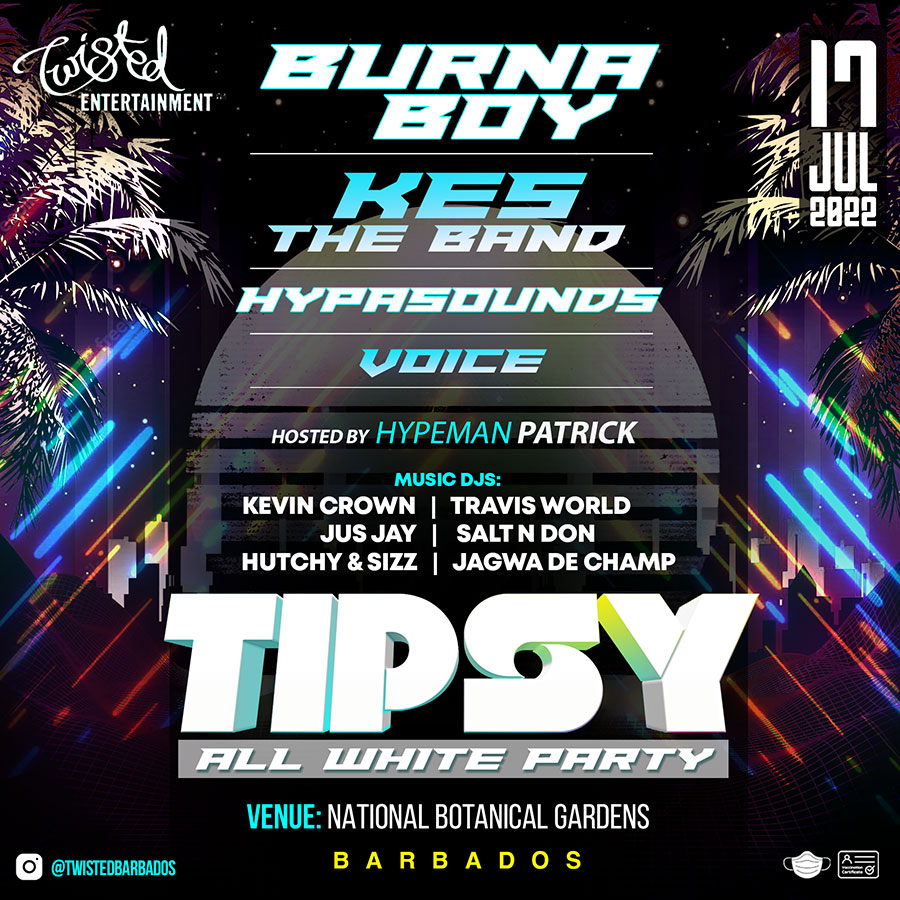 Tipsy All White Party featuring Burna Boy, Kes the Band and more