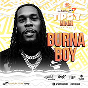TIPSY Miami featuring Burna Boy