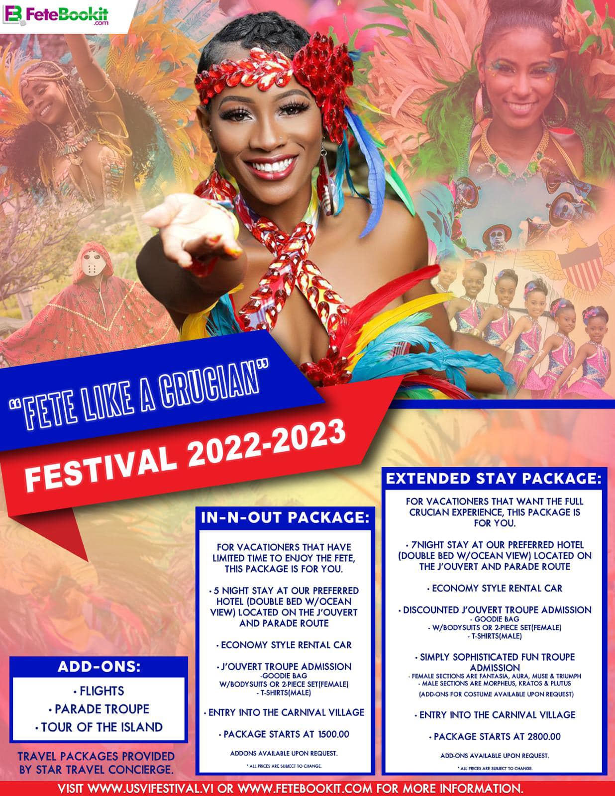 Crucian Christmas Festival 70th Anniversary Travel Packages