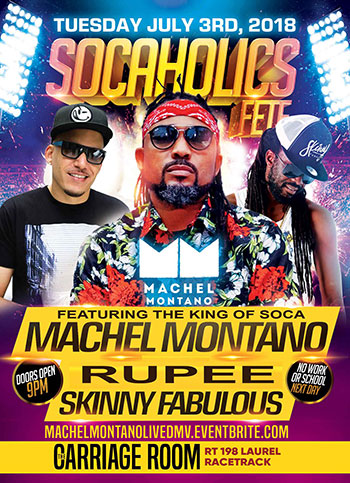 Socaholics Fete - Machel Montano, Rupee & Skinny Fabulous Live
