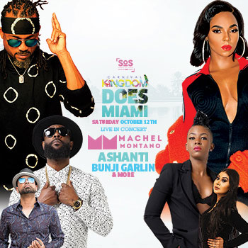 Machel Montano | Bunji Garlin | Ashanti and More for Carnival Kingdom Does Miami