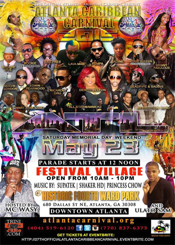 The Official 27th Atlanta Caribbean Carnival 2015