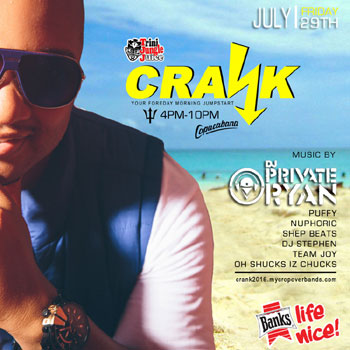 CRANK: Trini Jungle Juice Beach Party