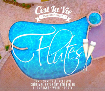 FLUTES - C'est La Vie Champagne Sunset