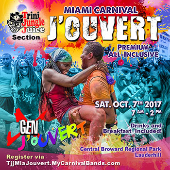 Play J'Ouvert with Trini Jungle Juice (Miami Carnival 2017)