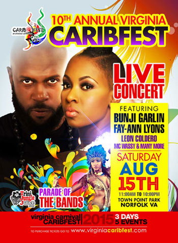 Virginia CaribFest 2015 - Parade of the Bands & Concert