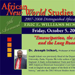Ninth Annual FIU Eric Williams Lecture Celebrates Slave Trade Abolition Bicentenary