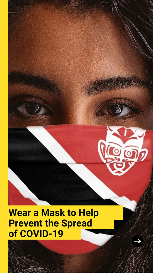 REPRESENT - Trinidad and Tobago Face Mask