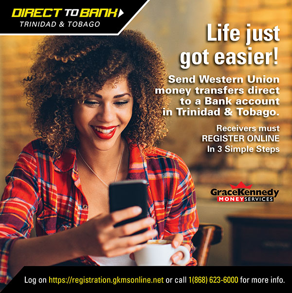 Send Money Directly to Trinidad and Tobago using Western Union