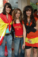 Sexy Spain Fans