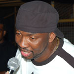 Neil Iwer George being Interview at wining the 2007 International Soca Monarch