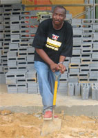 Iwer George at Trinibashment  Construction Site