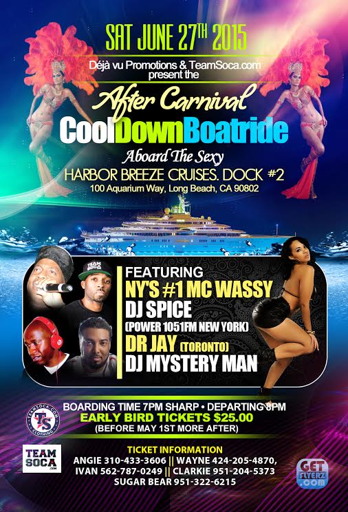 After Carnival Cool Down Boatride (Hollywood Carnival)