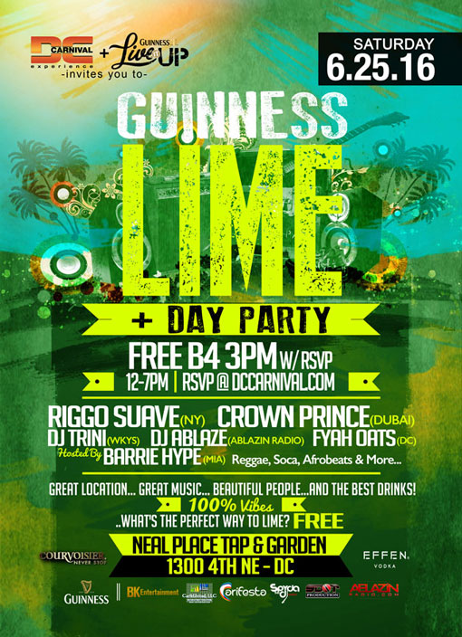 Guinness Lime Day Party