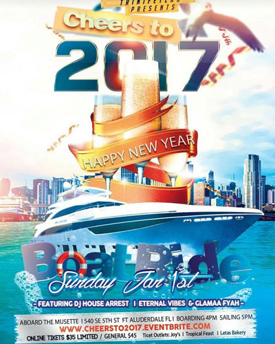 cheers to 2017 boatride