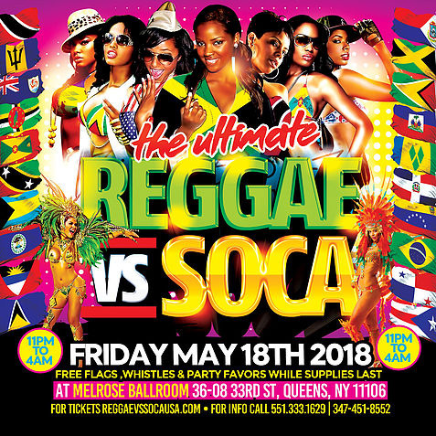 The Ultimate Reggae Vs Soca NYC