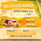 I Love Soca Jamaica Cooler Frunch Fete