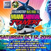 Round Trip Bus Ride to Miami Carnival J'Ouvert